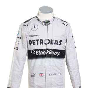 2014 Lewis Hamilton PETRONAS Mercedes F1 Race Suit REPLICA