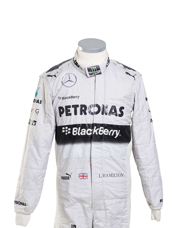 2014 Lewis Hamilton PETRONAS Mercedes F1 Race Suit REPLICA