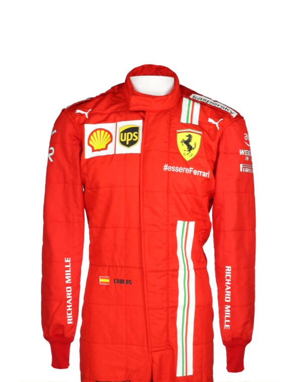 2021 Carlos Sainz Ferrari F1 Race Suit REPLICA