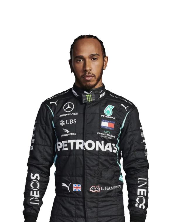 2021 Lewis Hamilton PETRONAS Mercedes F1 Race Suit REPLICA
