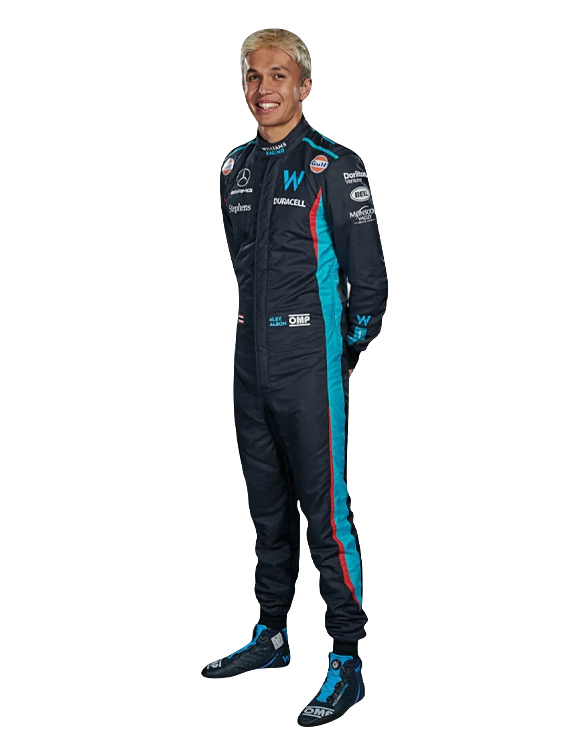 2023 Alexander Albon Williams F1 Race Suit REPLICA