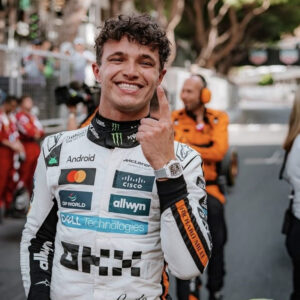 McLaren Lando Norris 2025 Monaco GP race suit