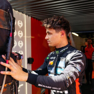 Lando Norris 2025 British GP Suit Front
